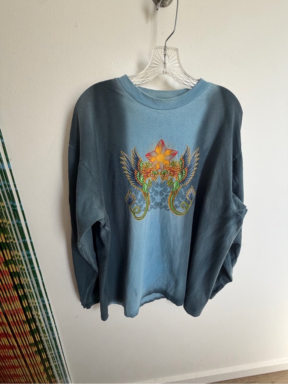 Blue long-sleeve